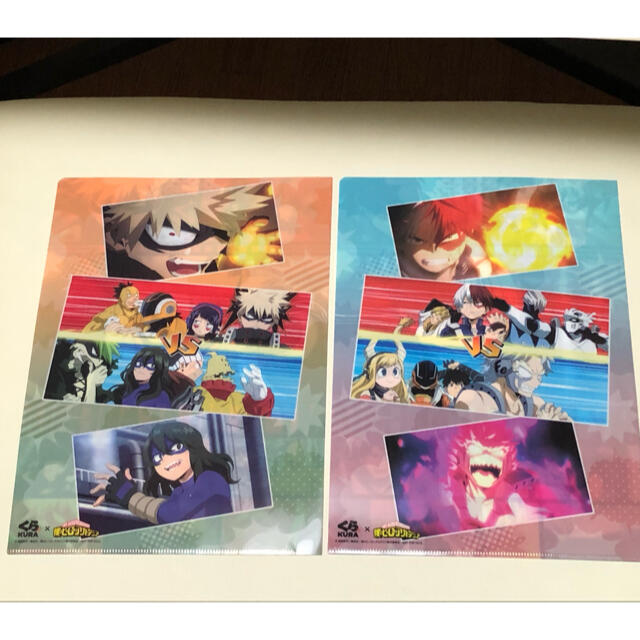 くら寿司×僕のヒーローアカデミア クリアファイル エンタメ/ホビーのアニメグッズ(クリアファイル)の商品写真