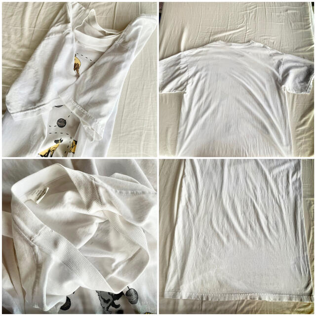 90s ビンテージ BIGシルエット ねこTシャツ ワンピース vintage  メンズのトップス(Tシャツ/カットソー(半袖/袖なし))の商品写真