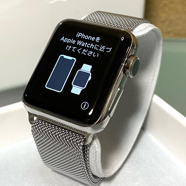 Apple Watch - 人気 Apple Watch Series 2 38mm シルバーステンレスの