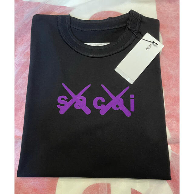 sacai(サカイ)のサイズ 3 sacai x KAWS / Flock Print T-Shirt メンズのトップス(Tシャツ/カットソー(半袖/袖なし))の商品写真