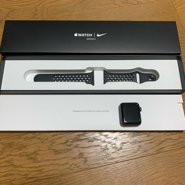 【なお様専用】アップルウォッチ series3 38mm GPS NIKEモデル