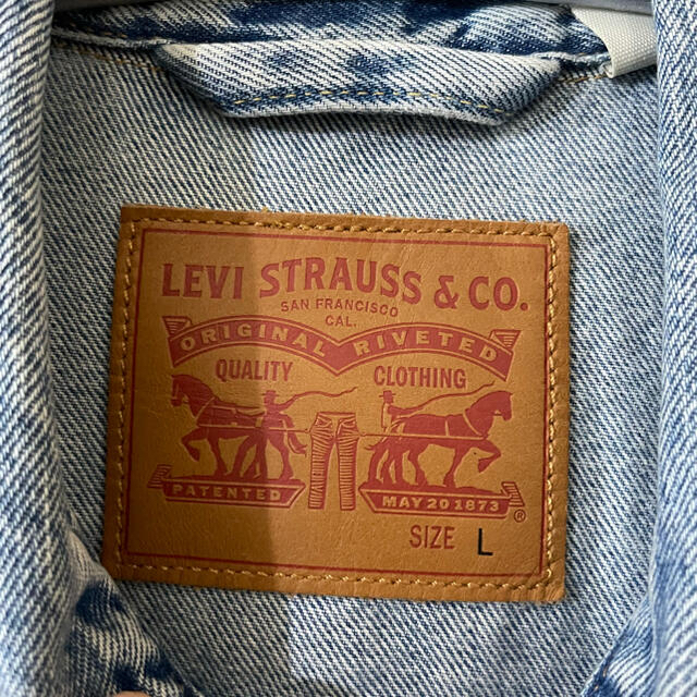 Levi's(リーバイス)のLevis リーバイス デニムジャケット Gジャン Lサイズ メンズのジャケット/アウター(Gジャン/デニムジャケット)の商品写真