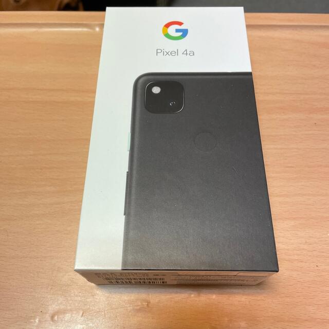 Google Pixel(グーグルピクセル)の【新品未使用】Google pixel4a 黒 SIMフリー スマホ/家電/カメラのスマートフォン/携帯電話(スマートフォン本体)の商品写真