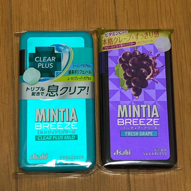 アサヒ(アサヒ)のミンティア　フレッシュグレープ　クリアプラスマイルド 食品/飲料/酒の食品(菓子/デザート)の商品写真