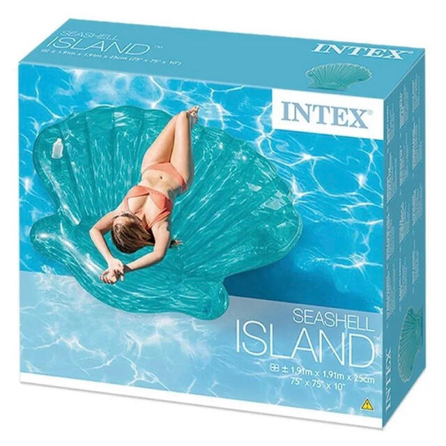 INDEX(インデックス)のインテックス　シーシェルアイランド　新品　浮輪　インスタ映え スポーツ/アウトドアのスポーツ/アウトドア その他(マリン/スイミング)の商品写真