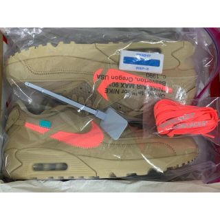 オフホワイト(OFF-WHITE)のOFF-WHITE × NIKE AIR MAX 90 DESERT ORE(スニーカー)