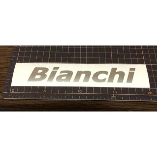 ビアンキ(Bianchi)のビアンキ　特大カッティングステッカー×２(車外アクセサリ)