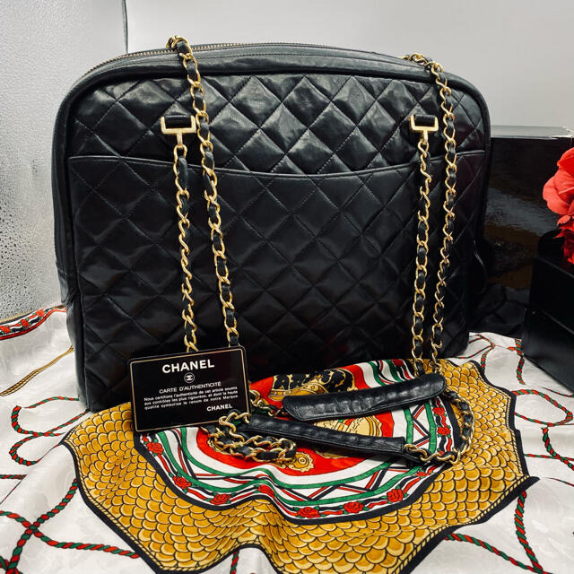 SEAL限定商品】 CHANEL - 黒 チェーンショルダーバッグ マトラッセ