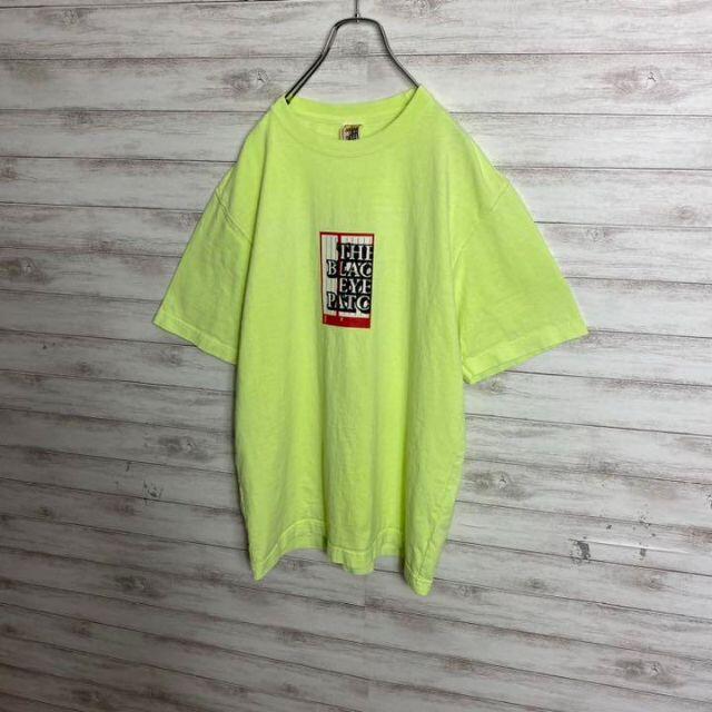 【入手困難】ブラックアイパッチ　プリントボックスロゴ　ネオンイエロー　Tシャツ メンズのトップス(Tシャツ/カットソー(半袖/袖なし))の商品写真