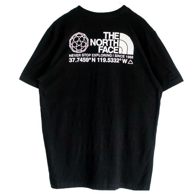 THE NORTH FACE(ザノースフェイス)の欧州限定◆21SS◆ザ ノースフェイス　座標Tシャツ黒　UK M 日本M相当 メンズのトップス(Tシャツ/カットソー(半袖/袖なし))の商品写真