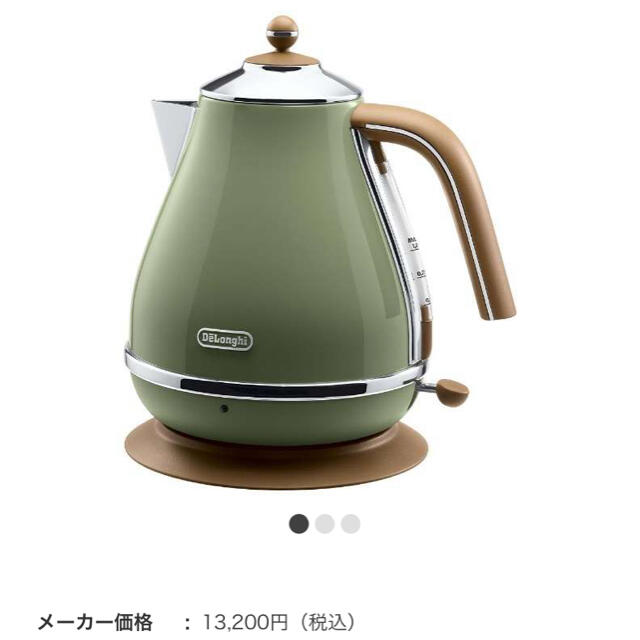 DeLonghi(デロンギ)の電気ケトル スマホ/家電/カメラの生活家電(電気ケトル)の商品写真