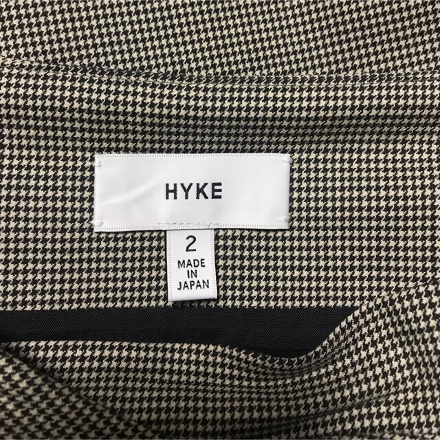 HYKE(ハイク)のHYKE ラップスカート　千鳥　サイズ2 レディースのスカート(ロングスカート)の商品写真
