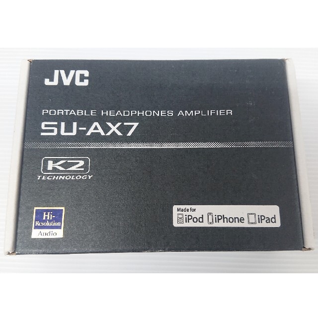 JVC SU-AX7　ポータブルヘッドホンアンプ　ハイレゾ音源対応 スマホ/家電/カメラのオーディオ機器(アンプ)の商品写真