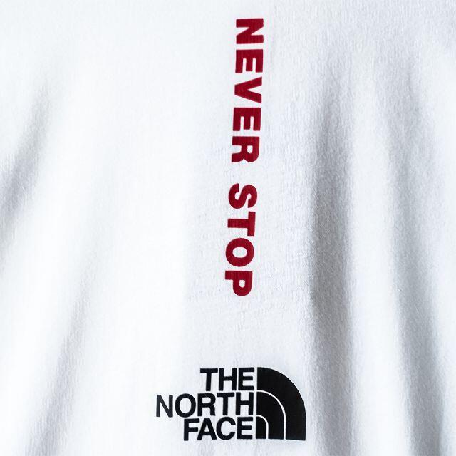 THE NORTH FACE(ザノースフェイス)の欧州限定◆ザ ノースフェイス バーティカルTシャツ　UK M 日本M相当 メンズのトップス(Tシャツ/カットソー(半袖/袖なし))の商品写真