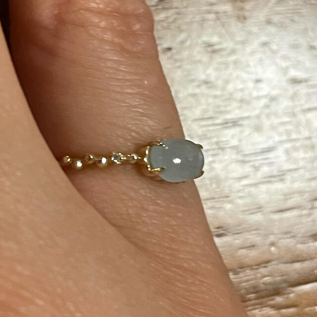 NOJESS ノジェス ピンキーリング ダイヤモンド アクアマリン オパール