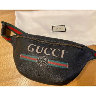 グッチ(Gucci)のGUCCI ロゴプリント　メンズショルダーバック(ショルダーバッグ)