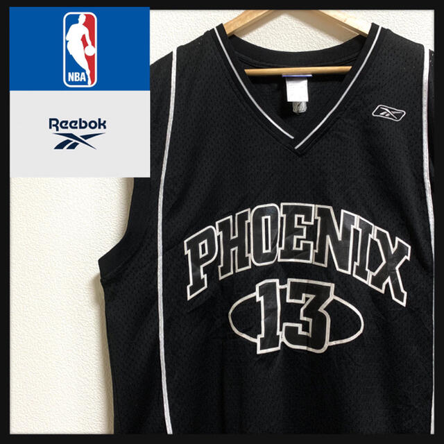 【激レア】NBA Reebok ユニフォーム Phoenix Nash 黒 L