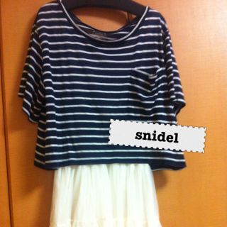 スナイデル(SNIDEL)のsnidel★チュールワンピース(ひざ丈ワンピース)