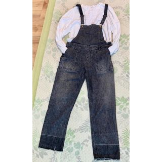 スローブイエナ(SLOBE IENA)のSLOBE IENA LE DENIM デニムオーバーオール(サロペット/オーバーオール)