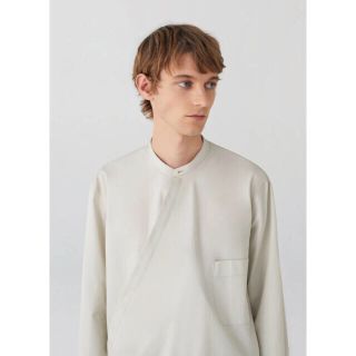 ルメール(LEMAIRE)のLemaire wrapover shirt M ルメール ラップオーバーシャツ(シャツ)