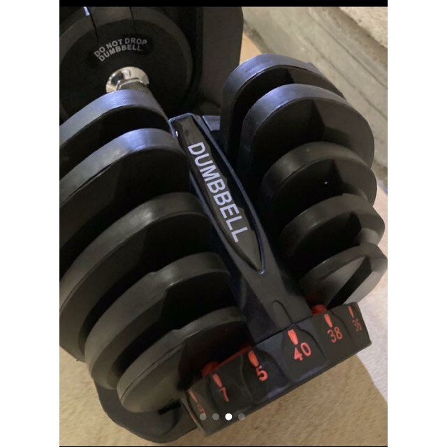可変式ダンベル 40kg 2個セット 鉄アレイ アジャスタブルダンベル 筋