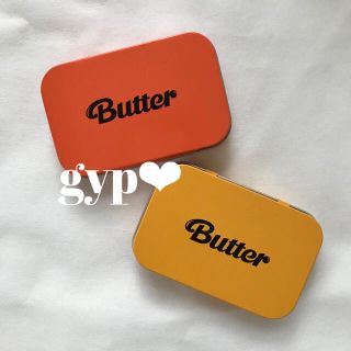 ボウダンショウネンダン(防弾少年団(BTS))のButter カードケース　2種(オレンジ/イエロー)(アイドルグッズ)