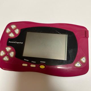 【動作品】BANDAI　ワンダースワン　クリスタル　レッド