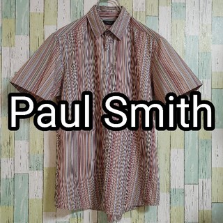 ポールスミス(Paul Smith)のPaul Smith ポール スミス 半袖 シャツ マルチストライプ L サイズ(シャツ)