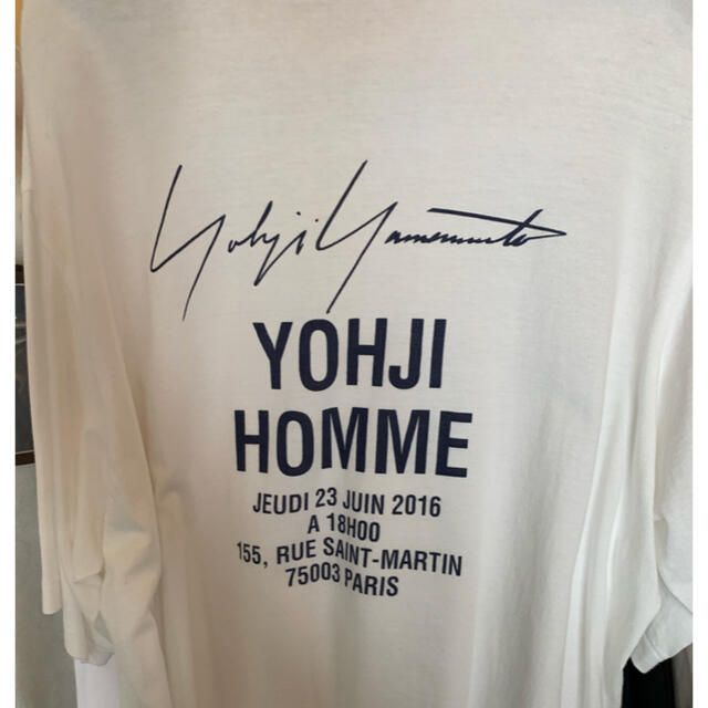 Yohji Yamamoto(ヨウジヤマモト)のヨウジヤマモト　スタッフTシャツ メンズのトップス(Tシャツ/カットソー(半袖/袖なし))の商品写真