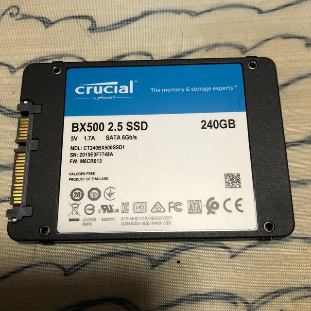 SSD 240GB スマホ/家電/カメラのPC/タブレット(ノートPC)の商品写真