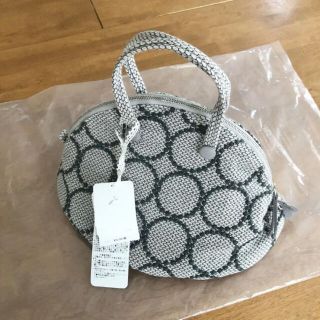 ミナペルホネン 新品| 代官山購入 タンバリン bell bag ネイビー