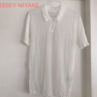 イッセイミヤケ(ISSEY MIYAKE)のイッセイミヤケ シワ加工 トップス(シャツ/ブラウス(半袖/袖なし))