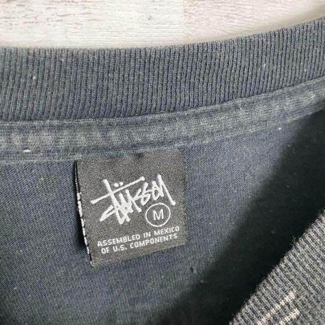 STUSSY(ステューシー)の【入手困難】ステューシー×ハフ　コラボ　ブラックプリントデザイン　Tシャツ メンズのトップス(Tシャツ/カットソー(半袖/袖なし))の商品写真