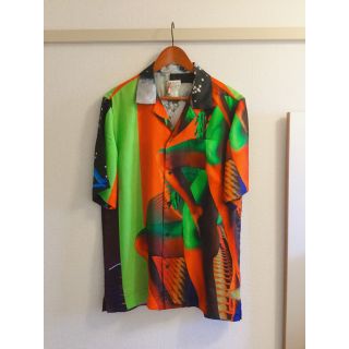 ドリスヴァンノッテン(DRIES VAN NOTEN)の定価7万 DriesVanNoten 20SS 蜷川実花 オープンカラーシャツ(シャツ)