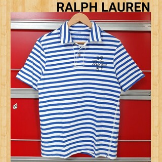 ラルフローレン(Ralph Lauren)のRALPH LAUREN ラルフローレン ボーダーポロシャツ M ユニセックス(ポロシャツ)