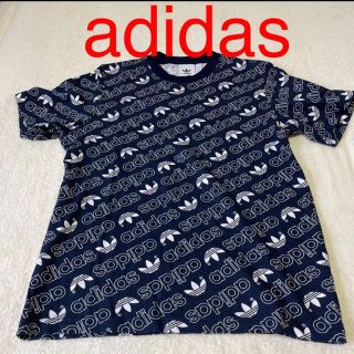 アディダス(adidas)の【匿名配送】adidas アディダス  総ロゴ　Tシャツ(Tシャツ/カットソー(半袖/袖なし))