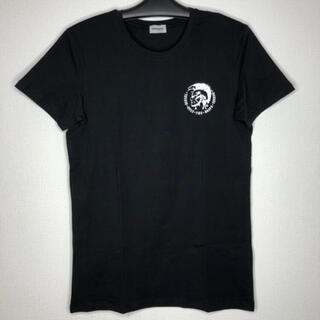 ディーゼル(DIESEL)のディーゼル　メンズM　Tシャツ　 クルーネックシャツ　ブラック　インナーシャツ(Tシャツ/カットソー(半袖/袖なし))