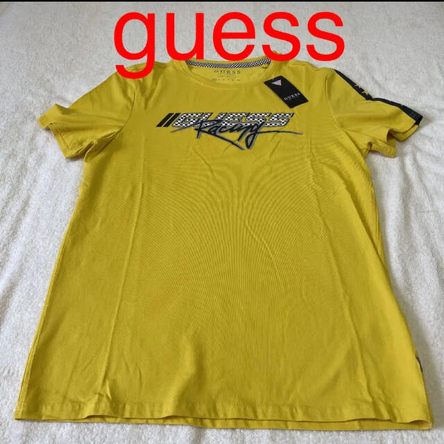 GUESS(ゲス)の【匿名配送】新品・未使用タグ付　guessフロントロゴ　Tシャツ メンズのトップス(Tシャツ/カットソー(半袖/袖なし))の商品写真