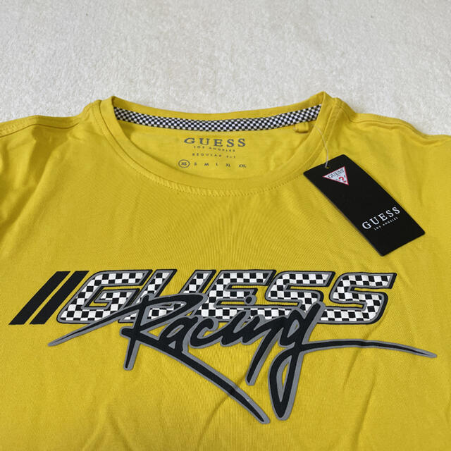 GUESS(ゲス)の【匿名配送】新品・未使用タグ付　guessフロントロゴ　Tシャツ メンズのトップス(Tシャツ/カットソー(半袖/袖なし))の商品写真