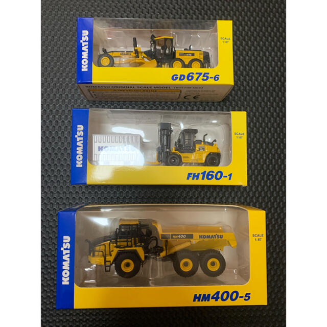 りがとうご KOMATSU 非売品 5台セット caCgR-m41571631550 ミニチュア