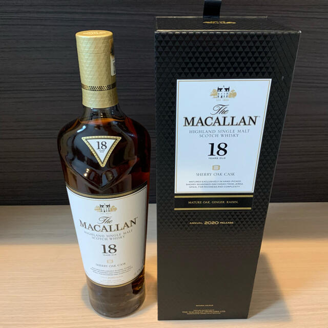 ザ・マッカラン18年　新品　箱付きウイスキー