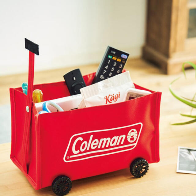 Coleman(コールマン)のモノマックス  付録　コールマン　ミニチュア　収納ワゴン　新品 インテリア/住まい/日用品のインテリア小物(小物入れ)の商品写真