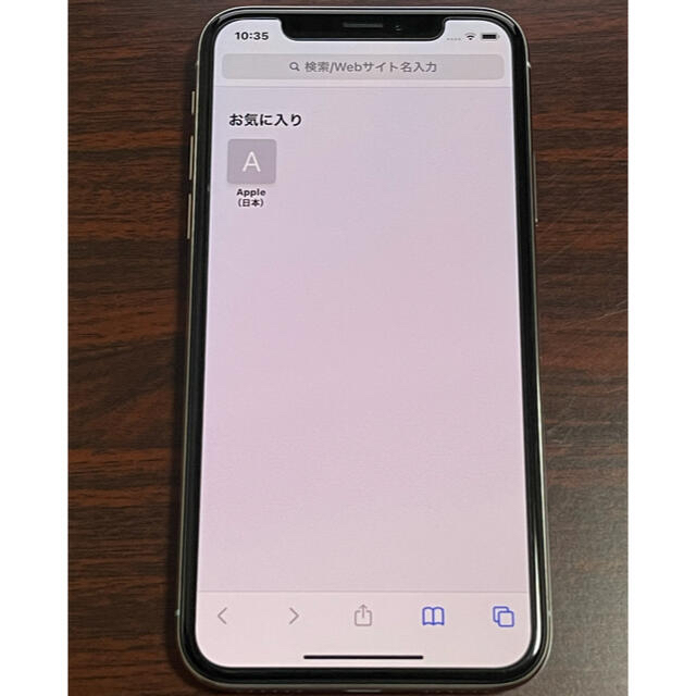 Apple(アップル)のiPhone X シルバー　64GB スマホ/家電/カメラのスマートフォン/携帯電話(スマートフォン本体)の商品写真