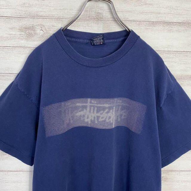 STUSSY(ステューシー)の【USA製】90s オールドステューシー　ストックロゴ　ネイビー　Tシャツ メンズのトップス(Tシャツ/カットソー(半袖/袖なし))の商品写真
