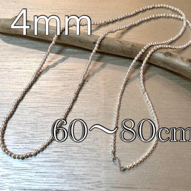 Ron Herman(ロンハーマン)の4mm ナバホパールデザインネックレス　60〜80cm レディースのアクセサリー(ネックレス)の商品写真