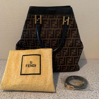 フェンディ(FENDI)のFENDI  トートバッグ　ハンドバッグ　バッグ　ヴィンテージ　ズッカ柄(トートバッグ)