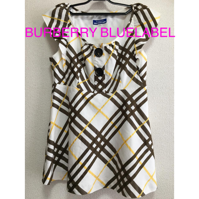 BURBERRY BLUE LABEL(バーバリーブルーレーベル)のBURBERRY BLUELABEL バーバリーカラー　チュニック レディースのトップス(チュニック)の商品写真