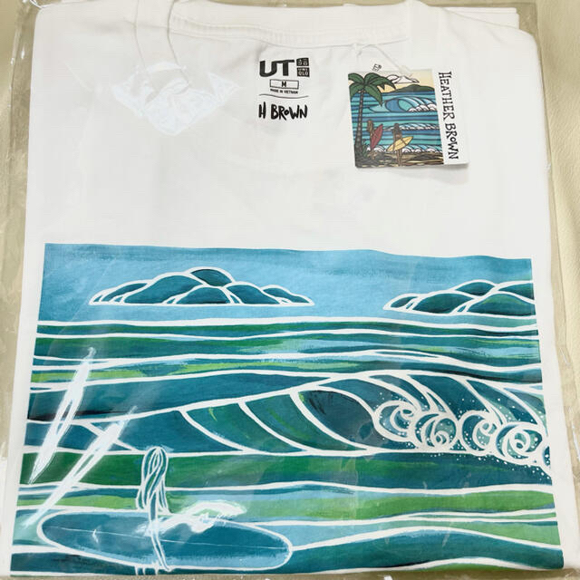 UNIQLO(ユニクロ)のユニクロ Tシャツ2点セットヘザーブラウンUNIQLO UTコラボ メンズのトップス(Tシャツ/カットソー(半袖/袖なし))の商品写真