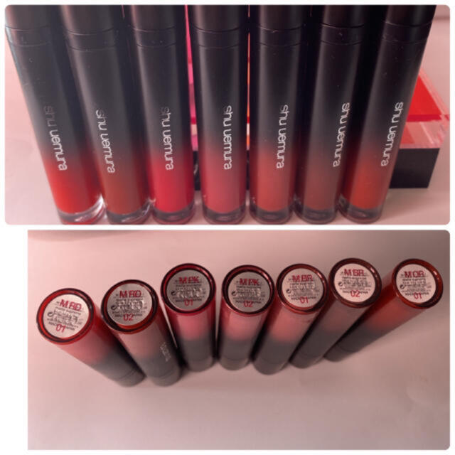 shu uemura(シュウウエムラ)のシュウウエムラ　マット　シュプリア　MBR 01 コスメ/美容のベースメイク/化粧品(リップグロス)の商品写真