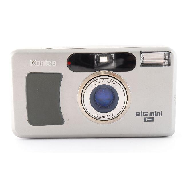 【美品】KONICA BIG MINI F コニカ フィルムカメラ 純正ケース付